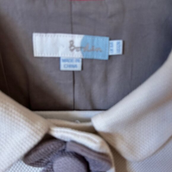 Boden white long coat, retro feel - Picture 3 of 7